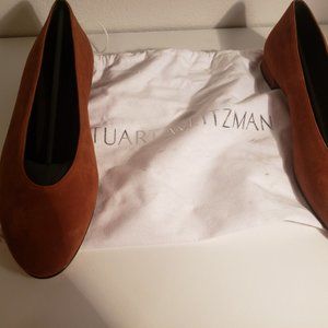 NWOT Stuart Weitzman suede flats sz 9